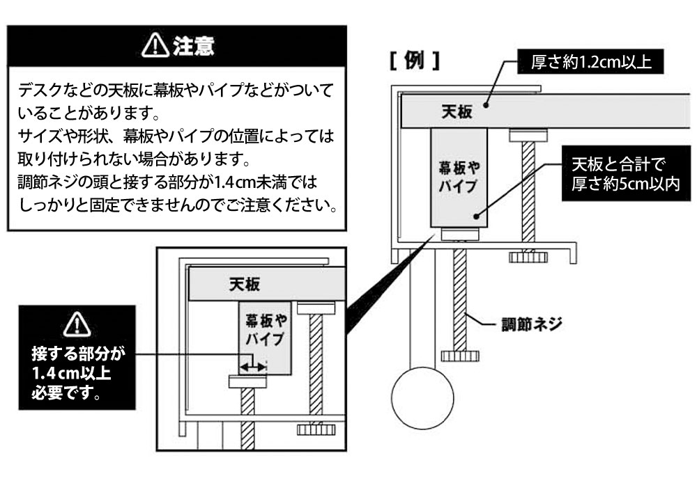 デスク横ランドセル＆リュックハンガー タワー