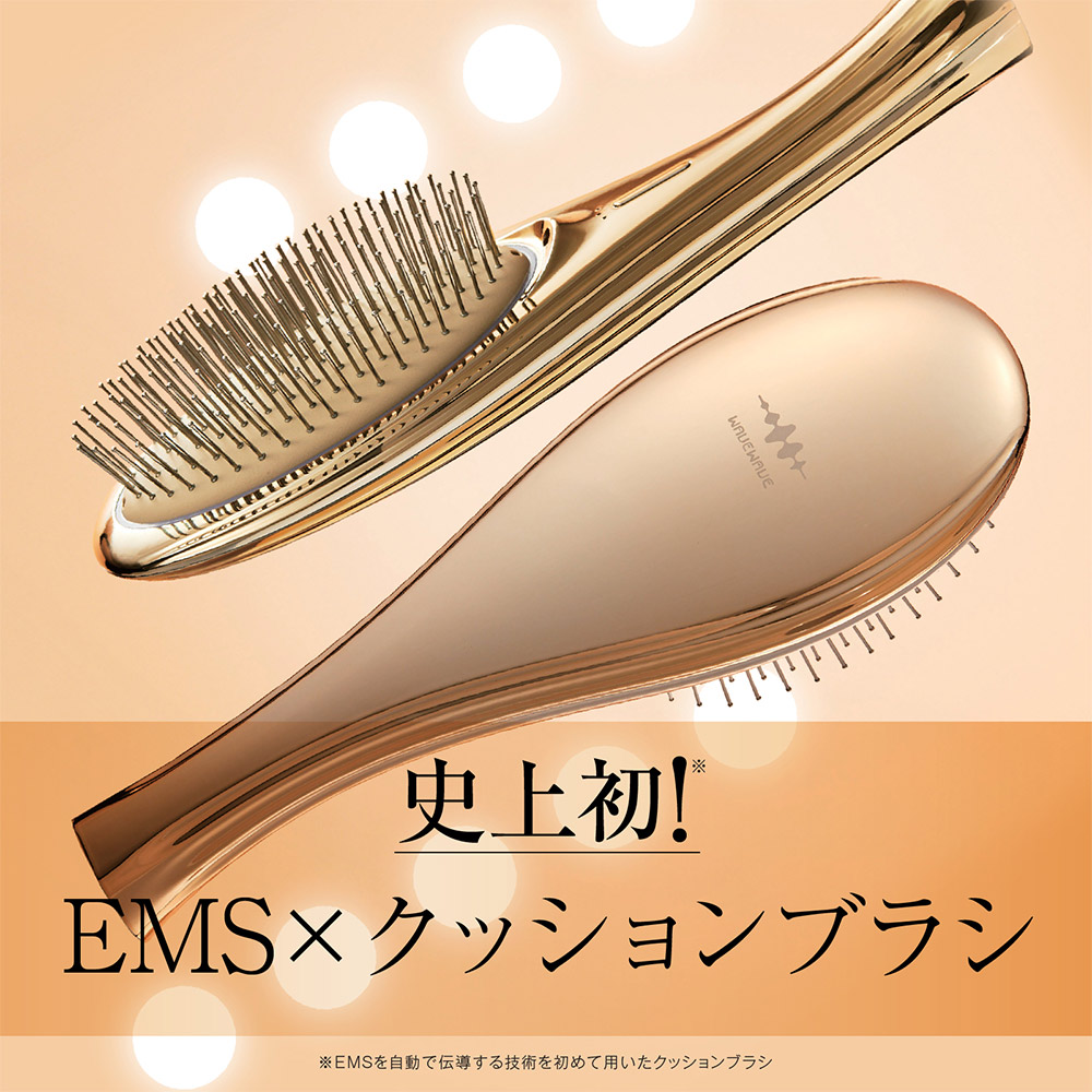 公式サイト EMSブラシ 電気ブラシ WAVE Brush ブラシエアー 頭皮ケア EMS ヘアブラシ・コーム