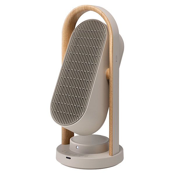 セラミックヒーター WOOD STYLE 人感センサー 上下左右 自動首振り