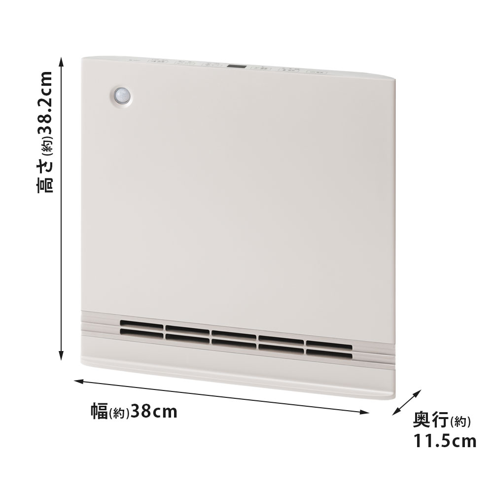 大風量パネルセラミックヒーター スマートスリムヒート : 暮らしの幸便