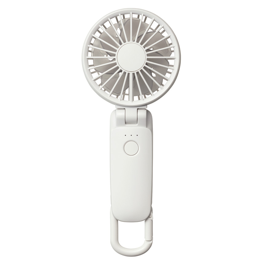 リズム ハンディファン 2025 首掛け 携帯扇風機 小型 強力 折り曲げ