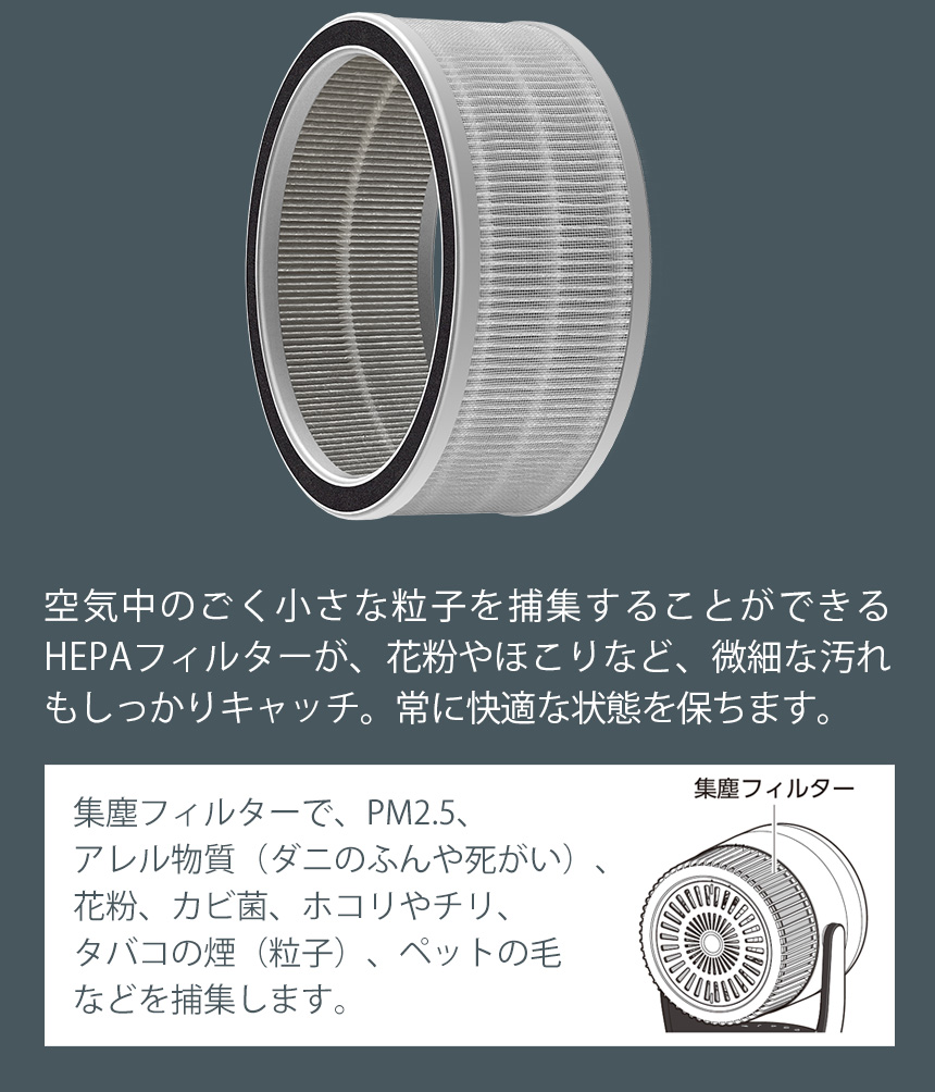 空気清浄機能付サーキュレーター CF-T2507WH