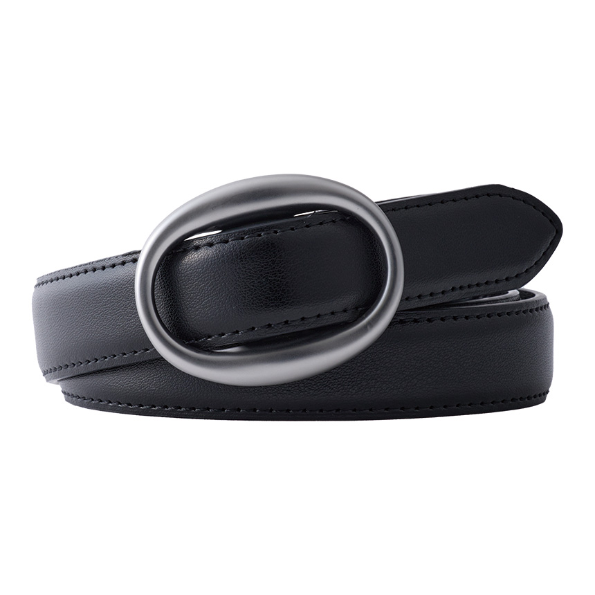 在庫限り ベルト レディース 穴なし 無段階 調整 細い ギフト レザー 革 ジーンズ パンツ スカート RuriHari ルリハリ 無料ラッピング プレゼント | RuriHari | 05