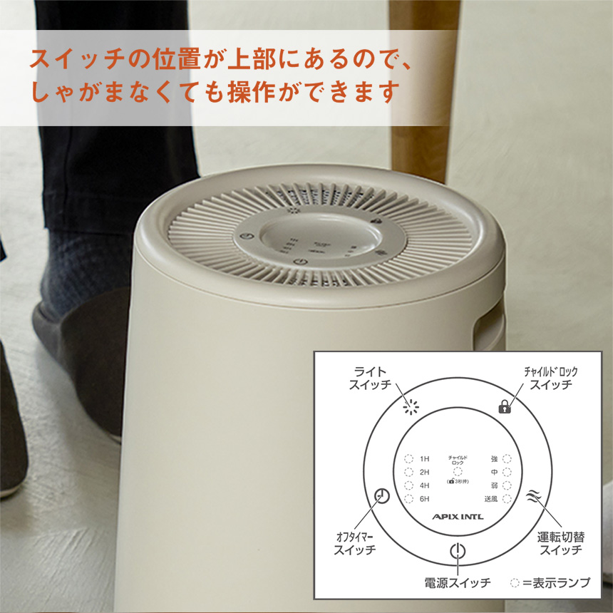 360度セラミックヒーターどこでもこたつADK-365RIV【アイボリー】