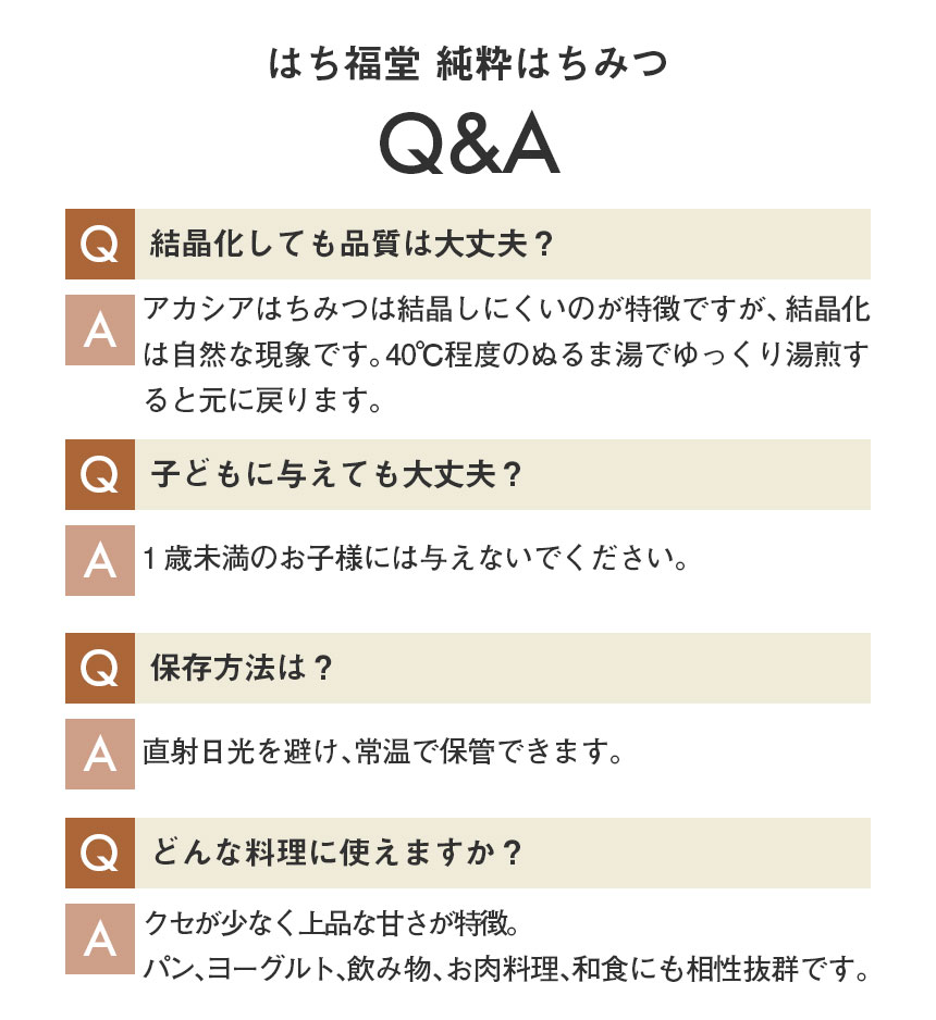 純粋アカシアはちみつ