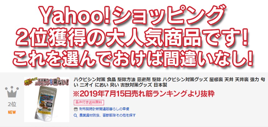 屋根裏のハクビシンもう来ない！