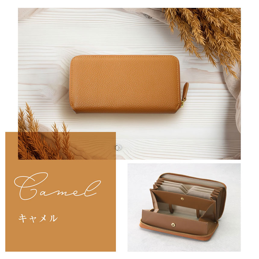 財布 レディース 長財布 小さい長財布 春財布 短い長財布 大容量 風琴マチ お札が折れない長財布 本革 スキミング防止 RFID 無料ラッピング プレゼント | RuriHari | 07