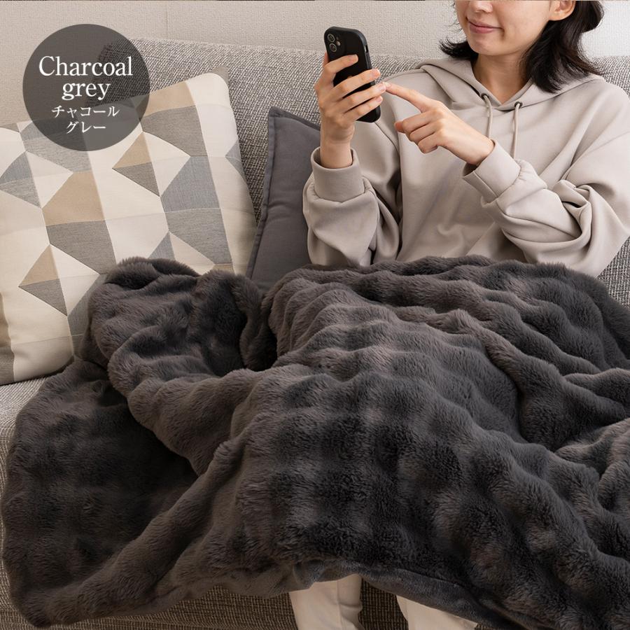 電気毛布 toron（トロン） 掛敷両用 ひざ掛け 肩掛け ダニ対策機能