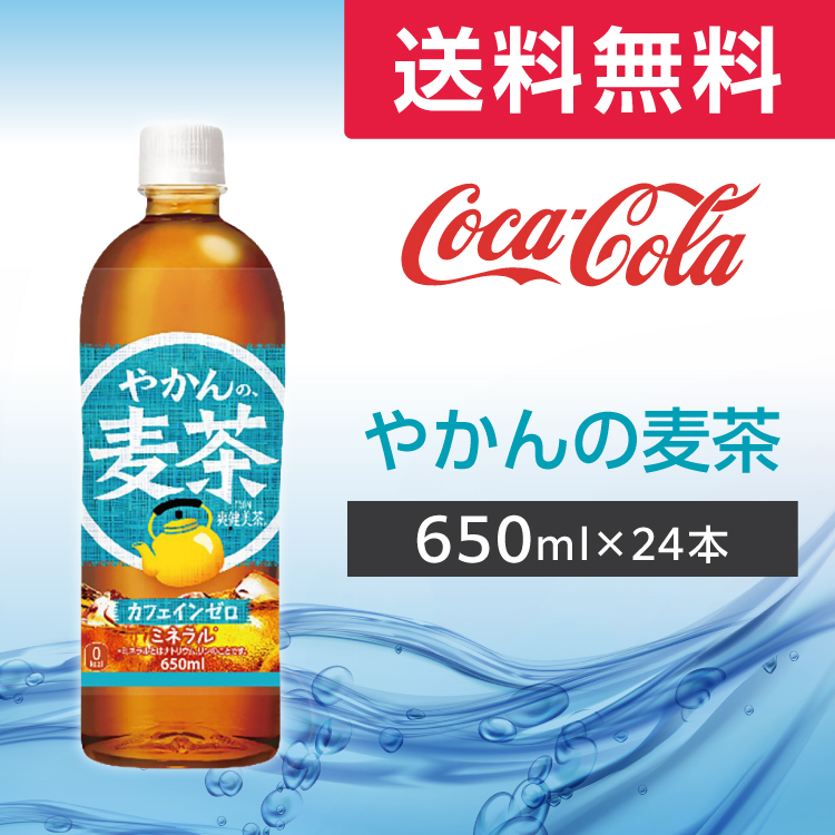 綾鷹 やかんの麦茶 from 爽健美茶 650ml 24本 (24本×1ケース)PET