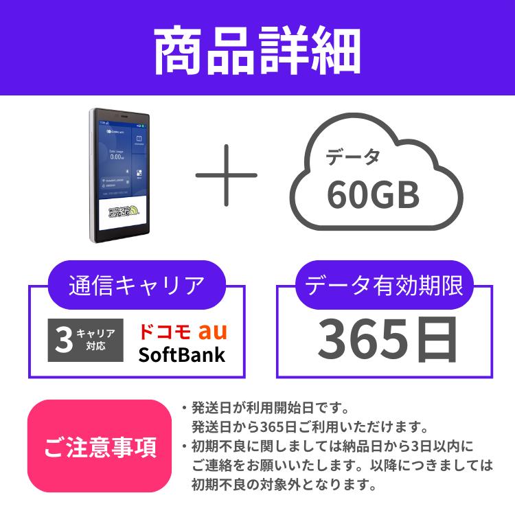 【追加チャージ専用】G40 60GB 日本国内専用｜wifi-rental｜02