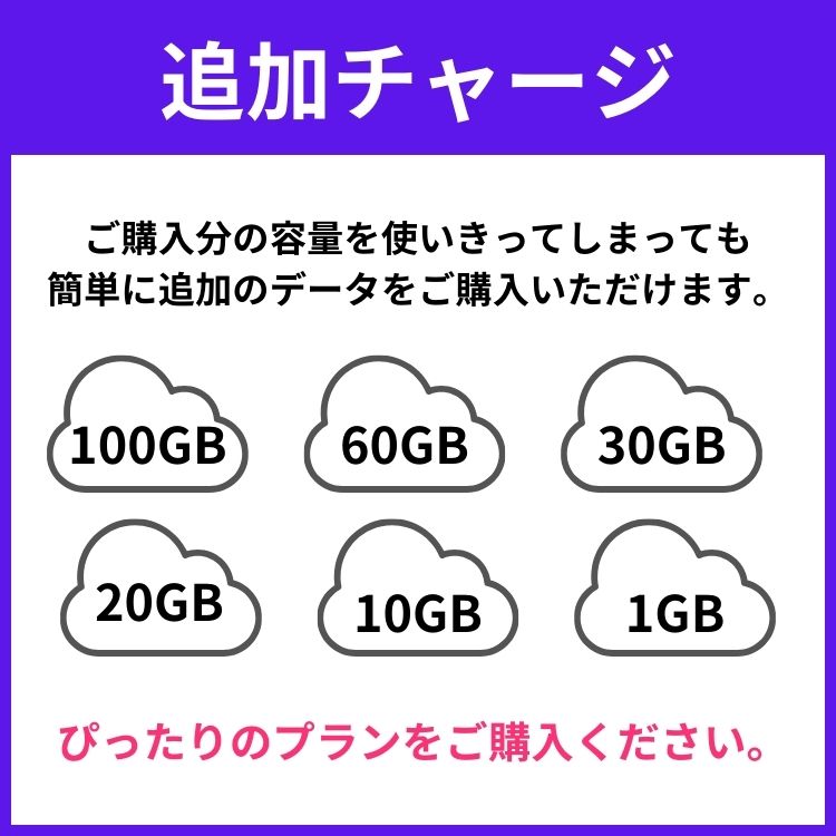 チャージwifi ポケットwifi モバイルルーター wifiルーター モバイルwifi wi-fi モバイルwi-fi G40 100GB  日本国内専用 返却不要