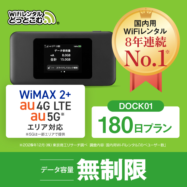 NEC ポケットwifi レンタル 180日 無制限 5G レンタルwifi wifi