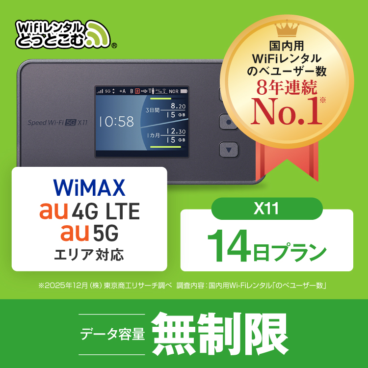 NEC ポケットwifi レンタル 14日 無制限 レンタルwifi 14日 無制限