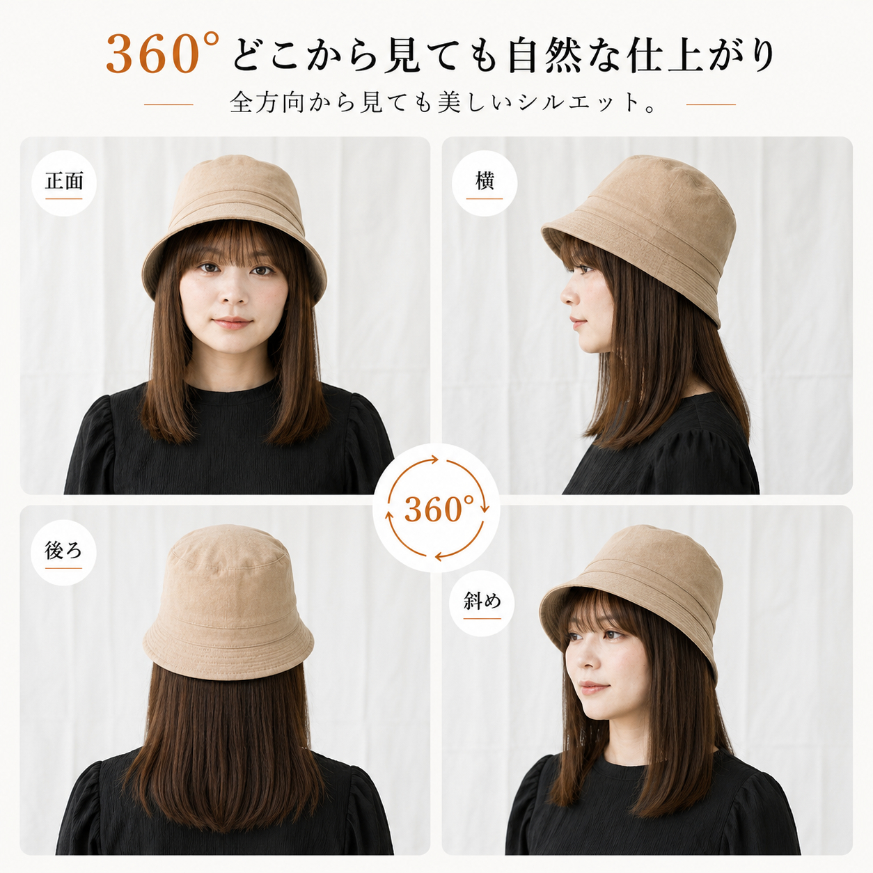 帽子ウィッグ 人毛100% ウィッグ付き帽子 医療用 女性 髪付き帽子 毛付き帽子 かぶるだけ 自然 ミディアム かつら ウイッグ ウィック 抗がん剤 白髪隠し 薄毛 |  | 12