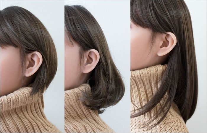 もみあげウィッグはお持ちのウィッグにあわせることが可能