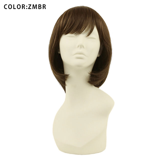 医療用 ウィッグ 人毛 ミックス フルウィッグ オール 総手植え 白髪