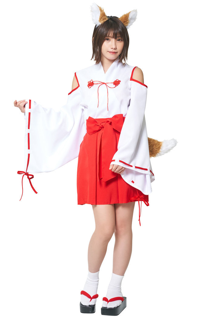 けもみみしっぽセット きつね コスプレ コスチューム インスタ映え