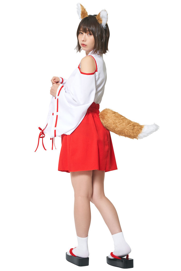 けもみみしっぽセット きつね コスプレ コスチューム インスタ映え