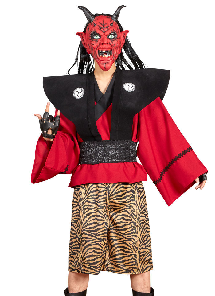 ゴッドオブ鬼 節分衣装 赤鬼 青鬼 豆まき コスプレ コスチューム