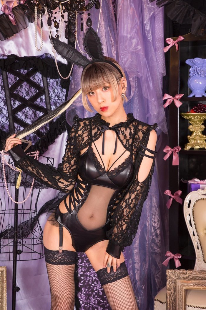 SugarWhip フェテッィシュバニー ブラック コスプレ コスチューム