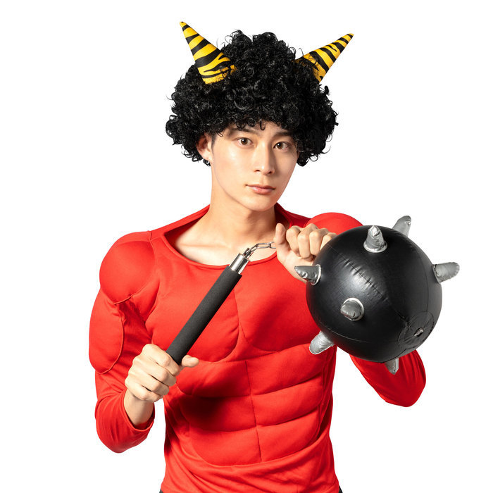 青鬼 赤鬼 衣装 赤鬼青鬼 お面 コスプレ 節分衣装 節分 とげとげボール