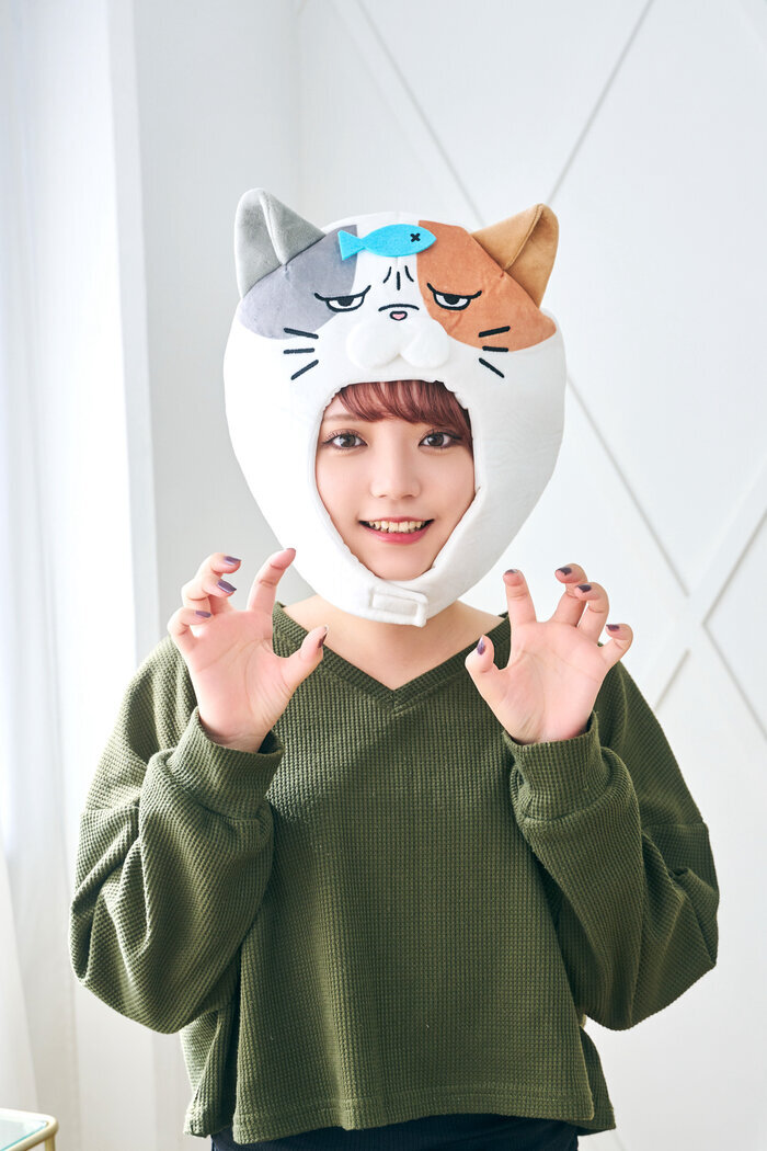 かぶりもん 三毛猫かぶりもの 仮装 帽子 かぶりもの 和もの 日本土産