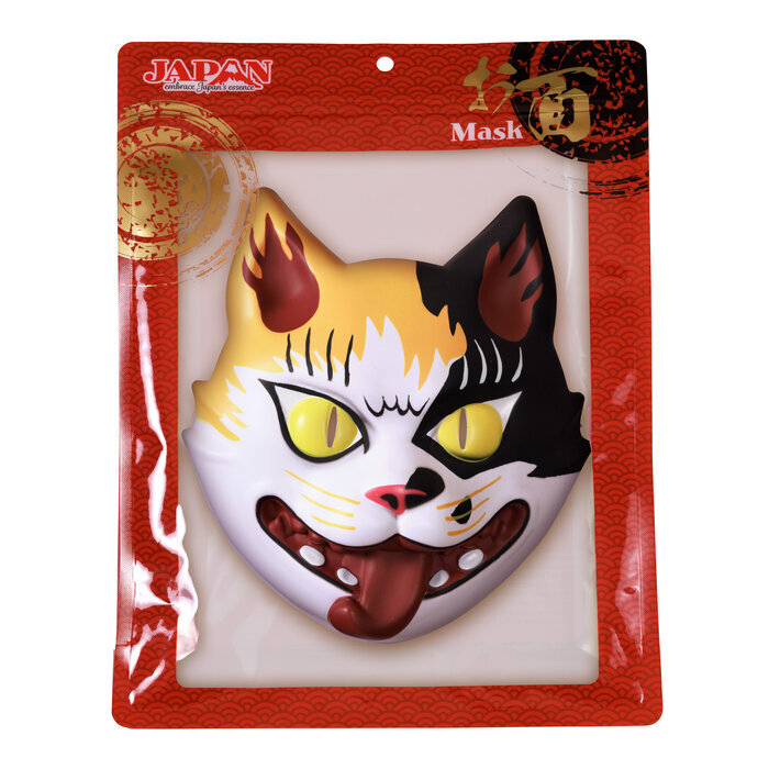 和風お面 化け猫 仮装 仮面 マスク お祭り 縁日 和もの 日本土産