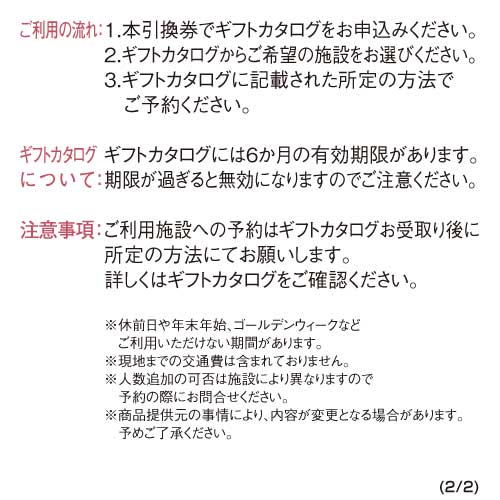 景品ならパネもく選べる全国温泉旅行ペア宿泊券JTDコース目録・A4パネル付osn-jtd-rbの画像6