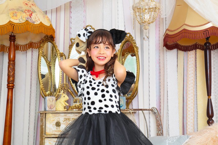HW プティダルメシアン キッズ 100 ハロウィン 女の子 ガールズ 仮装