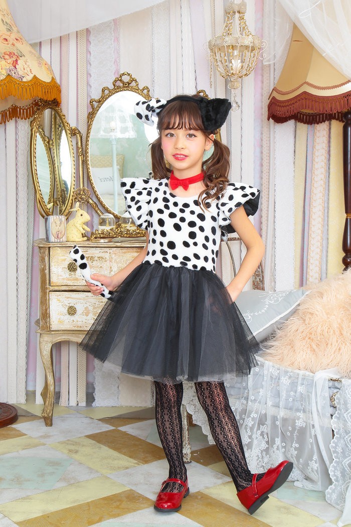 HW プティダルメシアン キッズ 100 ハロウィン 女の子 ガールズ 仮装 