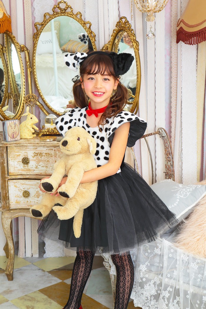 HW プティダルメシアン キッズ 100 ハロウィン 女の子 ガールズ 仮装