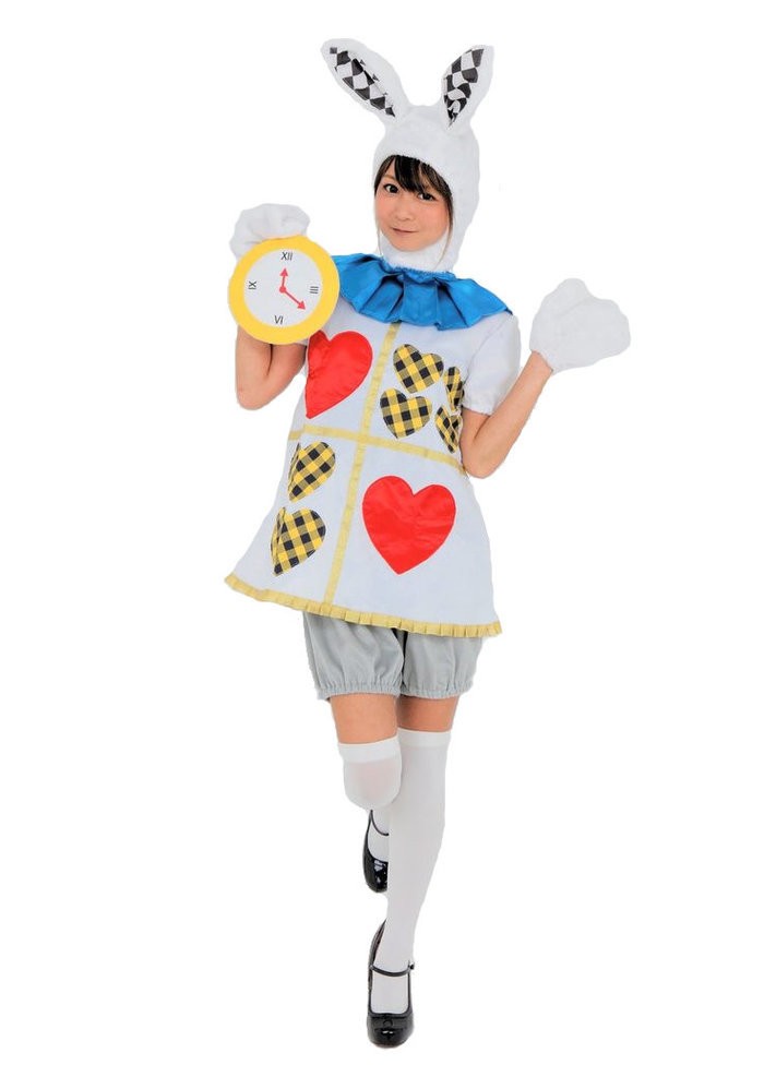 ホワイトラビット レディース ハロウィン 仮装 衣装 コスチューム