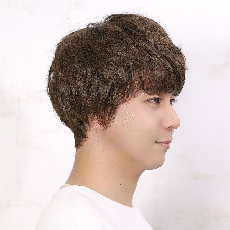 ラパンドアールオムメンズフルウィッグ横の画像