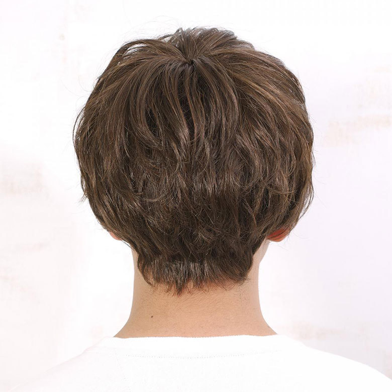 ラパンドアールオムメンズフルウィッグ後ろの画像