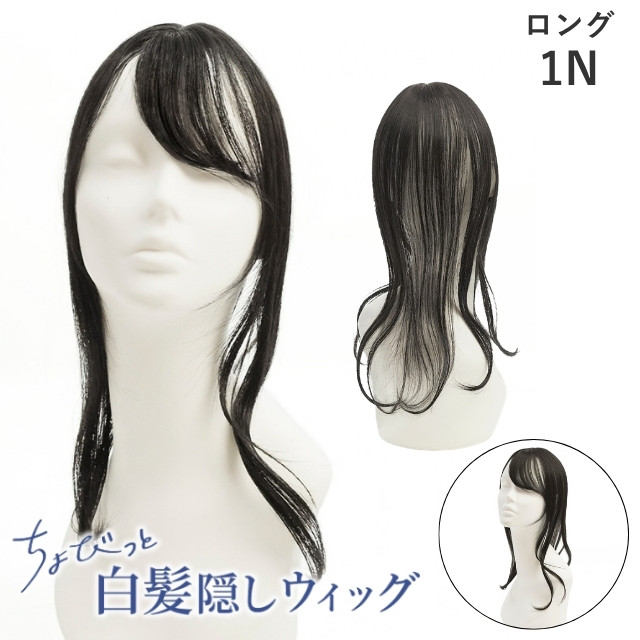新色発売】白髪隠し ウィッグ 部分ウィッグ ヘアピース プリシラ