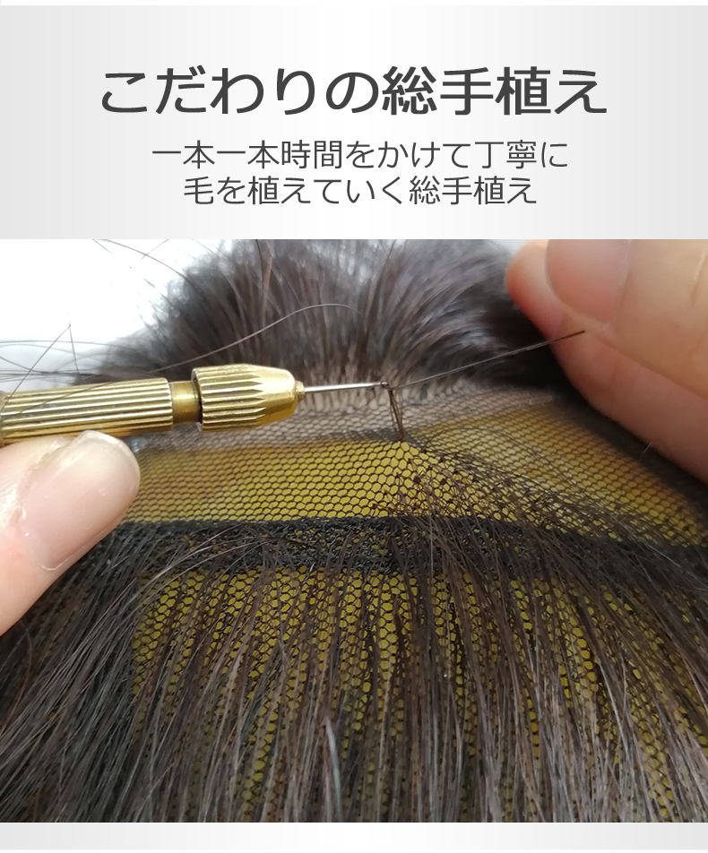 私元気 部分ウィッグ 返品交換OK 人毛 広範囲カバー 総手植え 私元気 部分ウィッグ 返品交換OK 人毛 広範囲カバー 総手植え