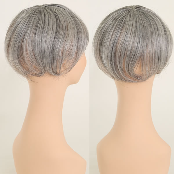ウィッグ ヘアピース 人毛 円形脱毛症 部分ウィッグ かつら 薄毛隠し
