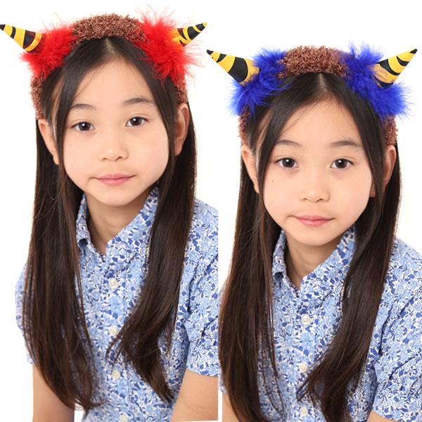 おに 鬼 オニ 節分 かぶりもの カチューシャ コスプレ 子供 みみ