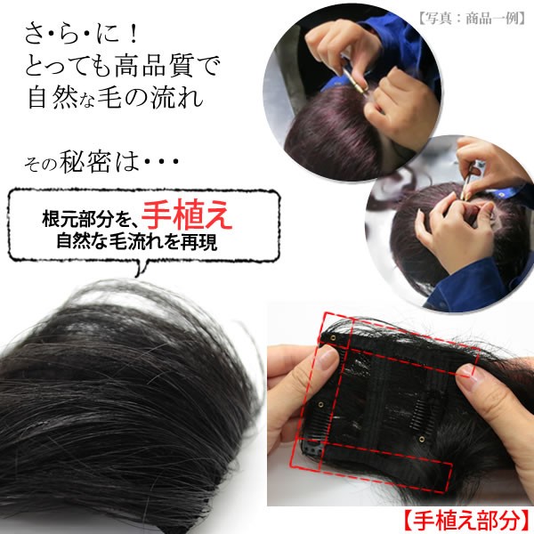 ❤送料無料 高品質 人毛100% 広範囲隠ネット フル35ｃｍ ストレート 茶❤ sts016_2.jpg