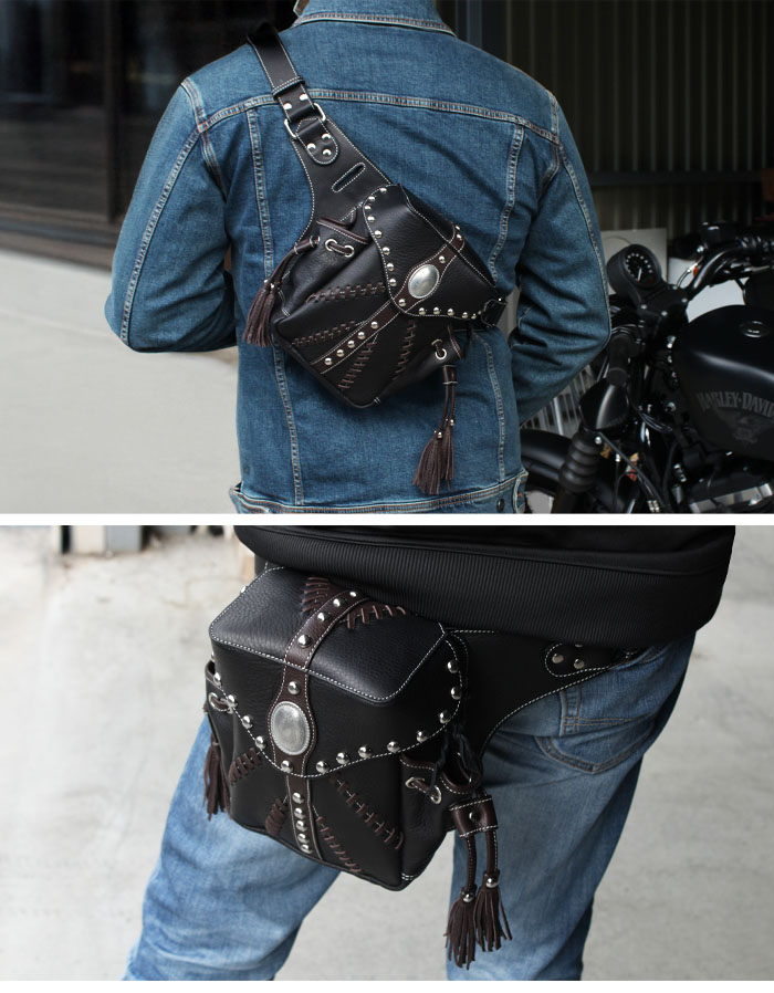 本革 ウエストバッグ ウエストポーチ ヒップバッグ ヒップポーチ