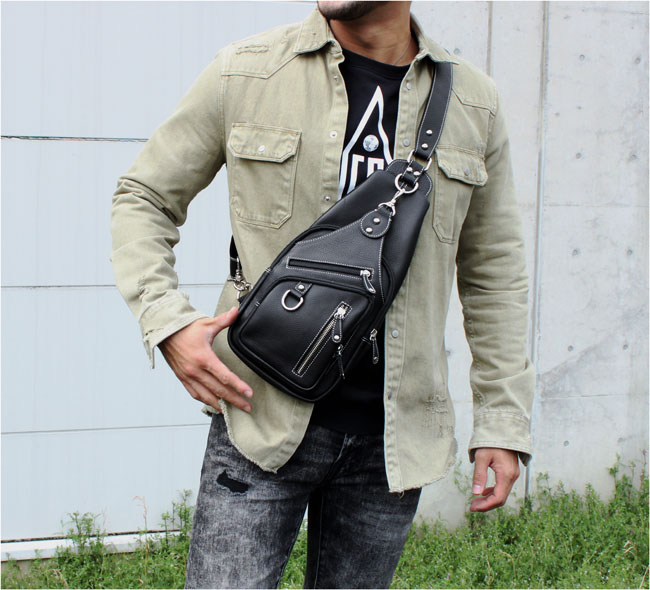 ボディバッグ 斜め掛けバッグ ワンショルダーバッグ 本革 レザー