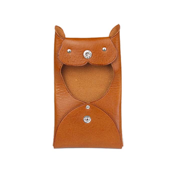 ネコ 猫型 ミニ コインケース 本革 小銭入れ 小物入れ アクセサリー