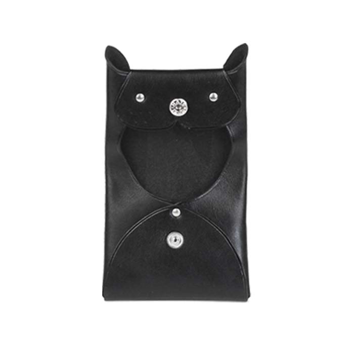 ネコ 猫型 ミニ コインケース 本革 小銭入れ 小物入れ アクセサリー