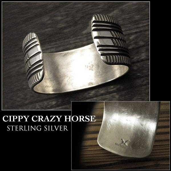 Cippy 新品 シッピー・クレイジー・ホース/Cippy Crazy Horse バングル ブレスレット インディアンジュエリー シルバー925 ...