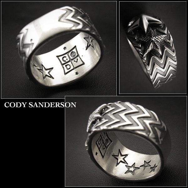 新品　コディ サンダーソン／Cody Sanderson　リング　20号　インディアンジュエリー　シルバー925　ナバホ族　ユニセックス (ID  na3182r73) :na3182r73:ワイルド ハーツ - 通販 - Yahoo!ショッピング