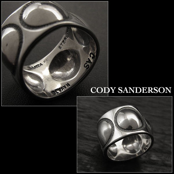 新品 コディ サンダーソン／Cody Sanderson リング 18号 インディアンジュエリー シルバー925 ナバホ族 ユニセックス