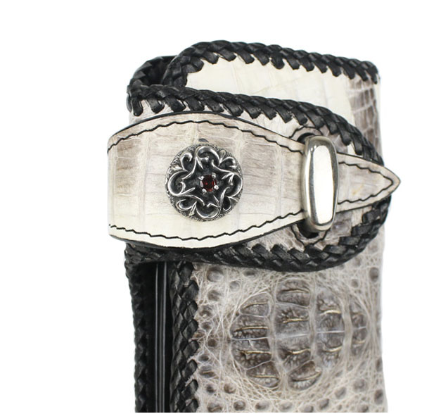 コンチョ シルバー925 ねじ式コンチョ ガーネット オニキス 赤 黒