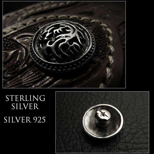 concho,sterling,silver,dragon,tribal