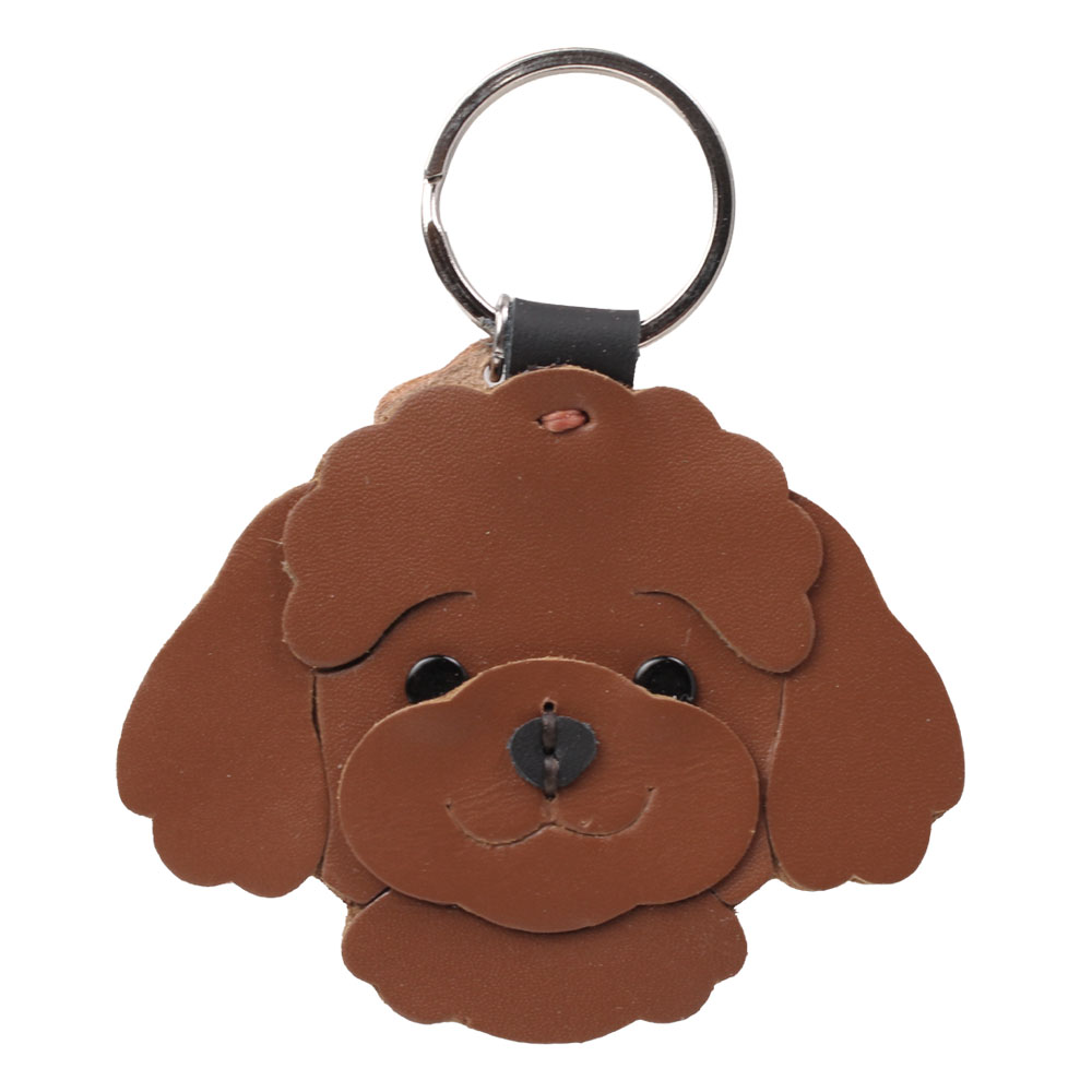 本革 犬のキーホルダー 犬 イヌ いぬ 柴犬 ハスキー シュナウザー