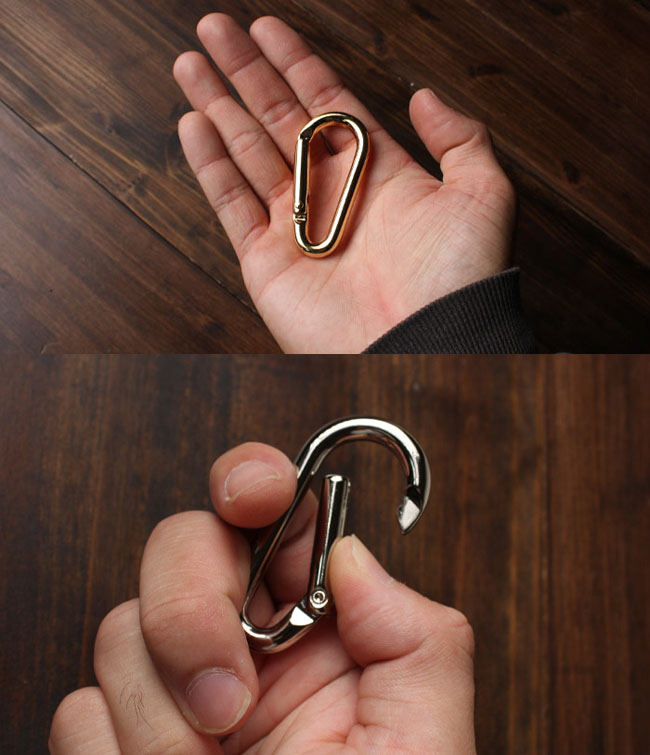 カラビナ 合金 ゴールド アンティークゴールド ブラック シルバー